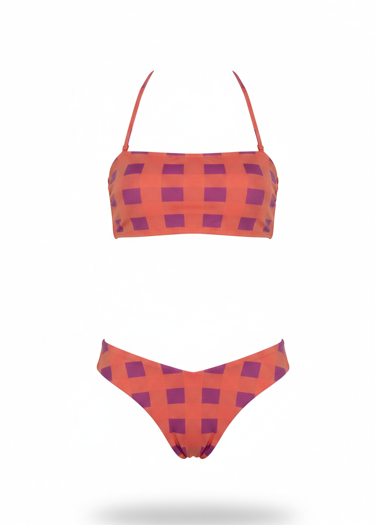 Bikini Bandeau Recto Big Vichy
