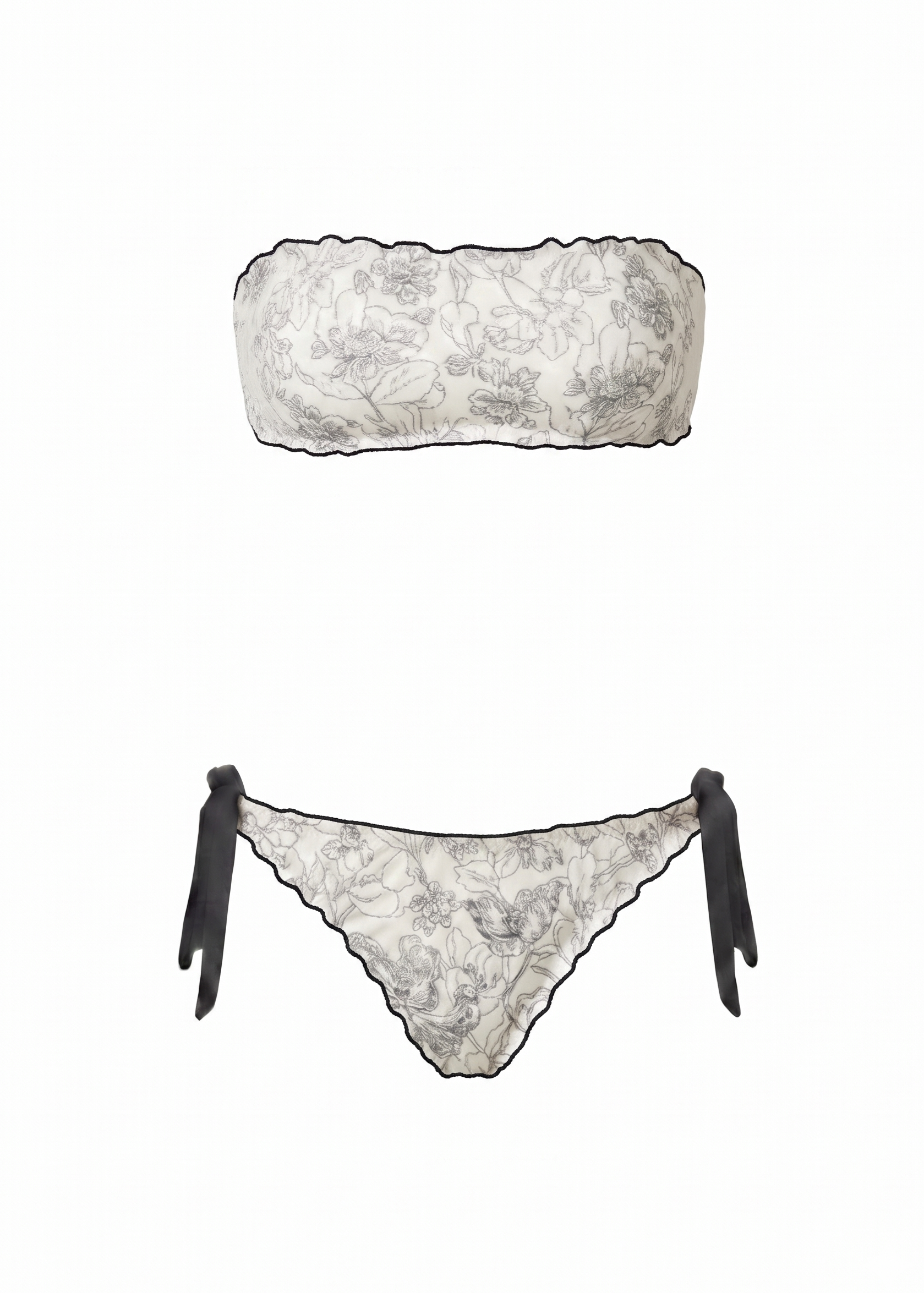 Bikini Bandeau Seersucker