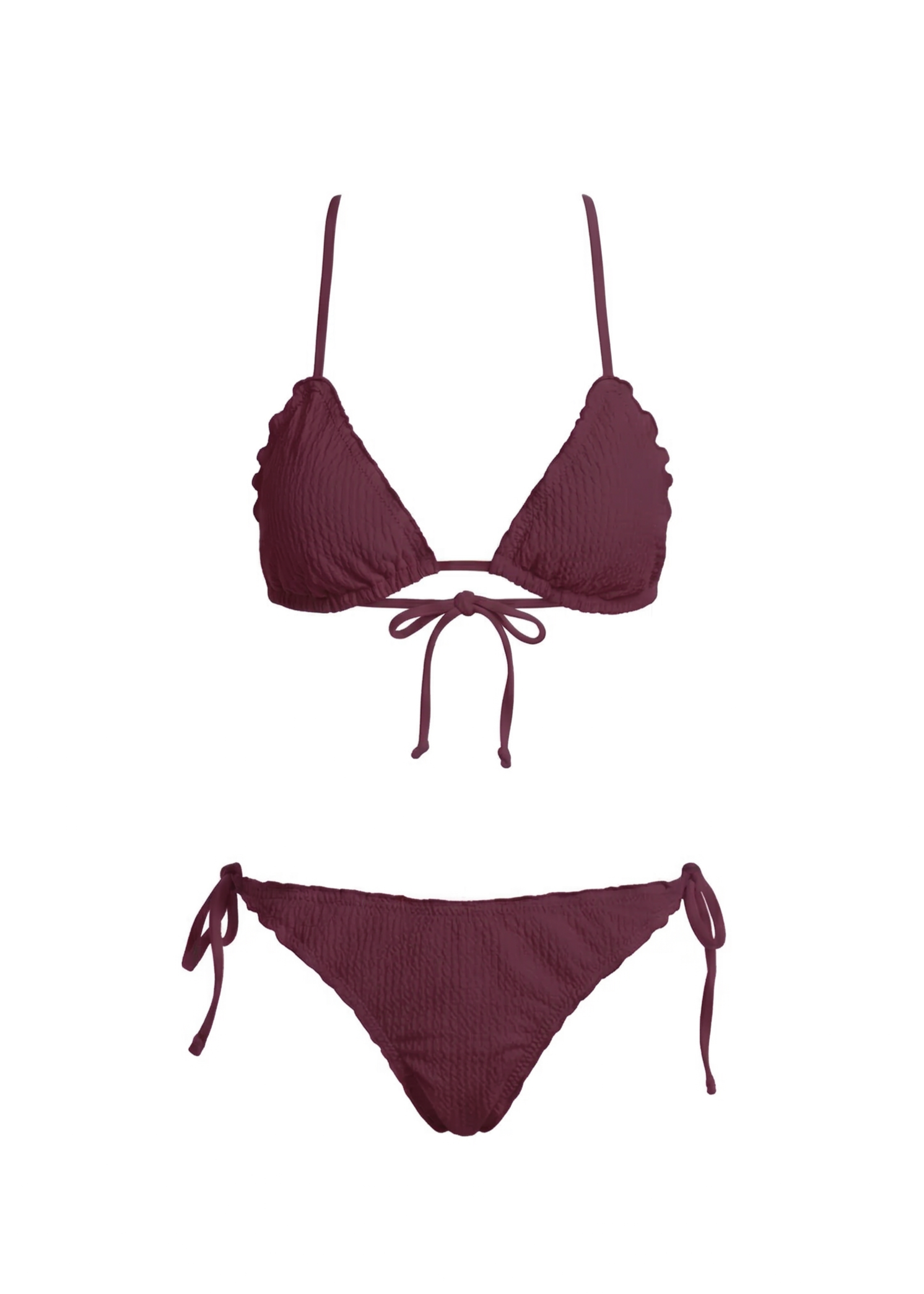 Bikini Frunces Seersucker