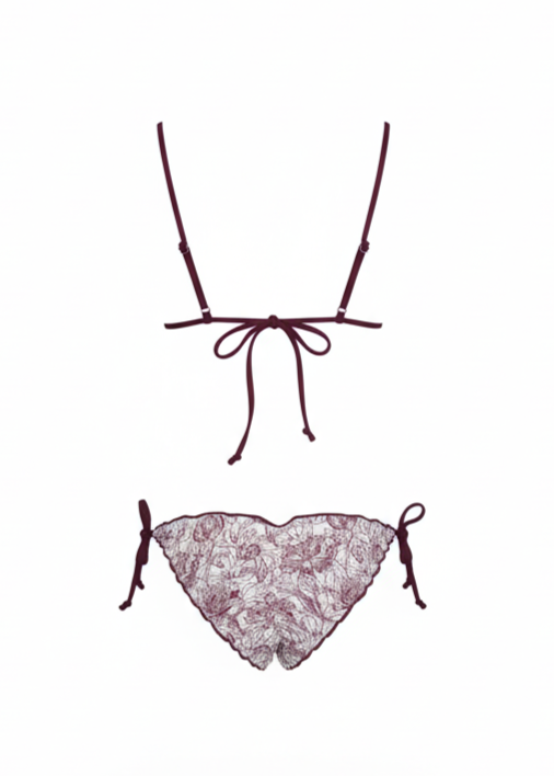 Bikini Frunces Seersucker