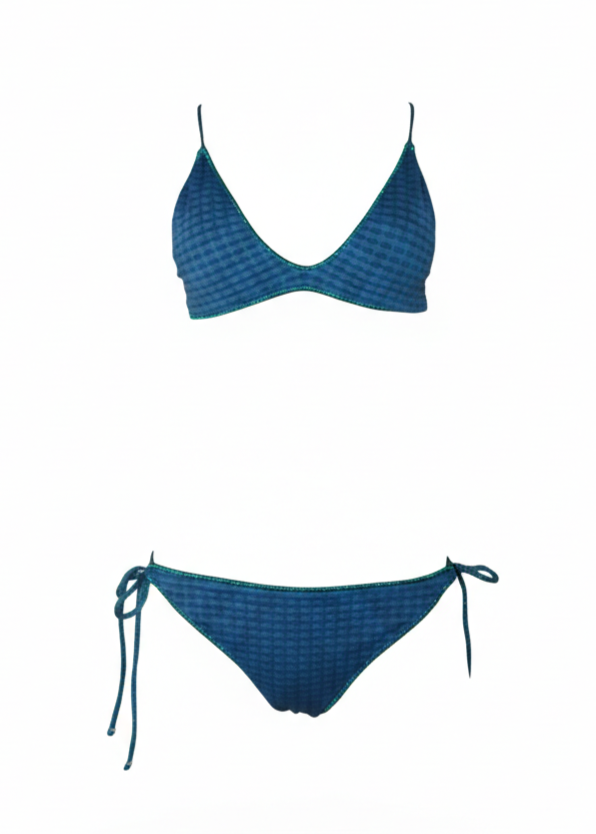 Bikini Top "V" Blue Bells