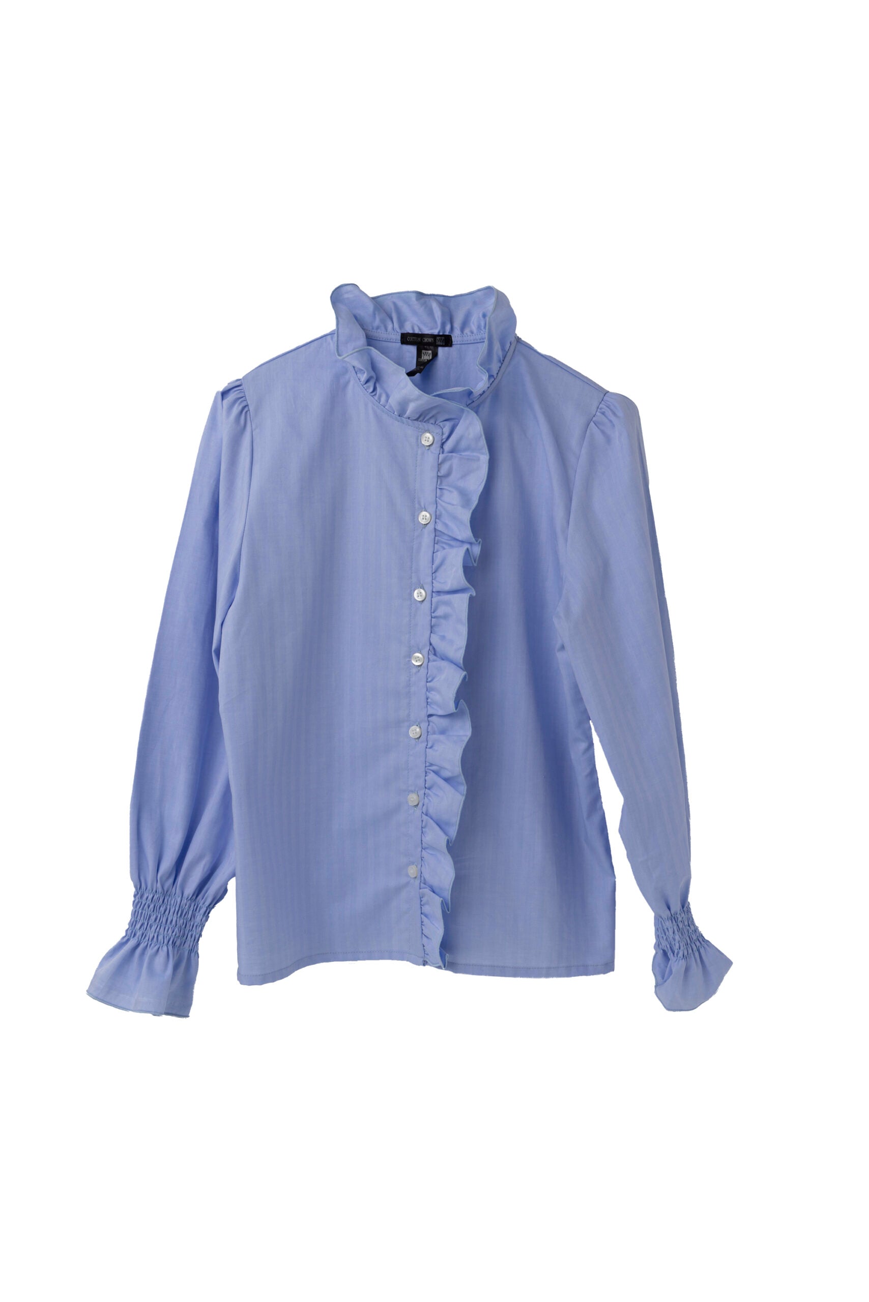 CAMISA VOLANTE AZUL