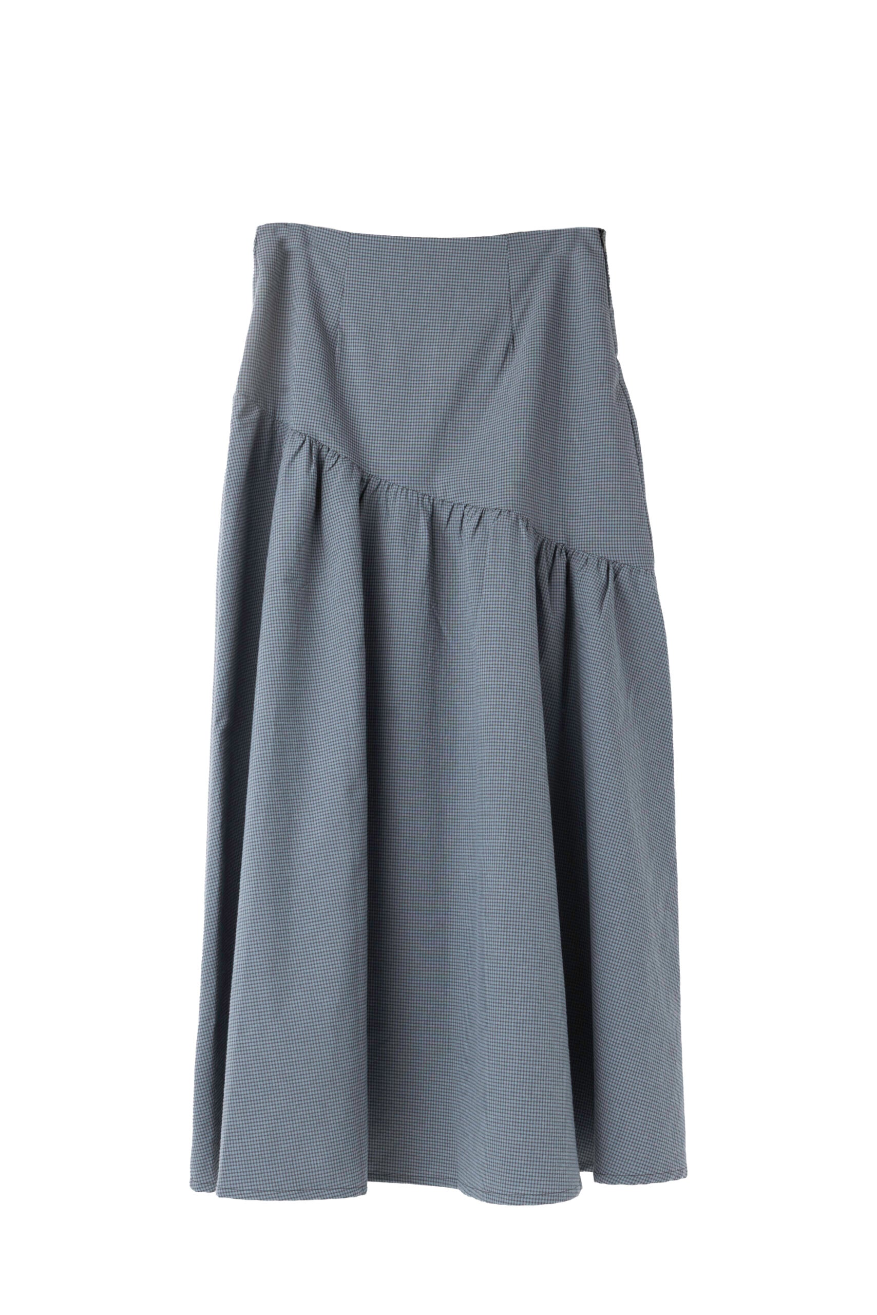 FALDA CUADRITOS AZULES