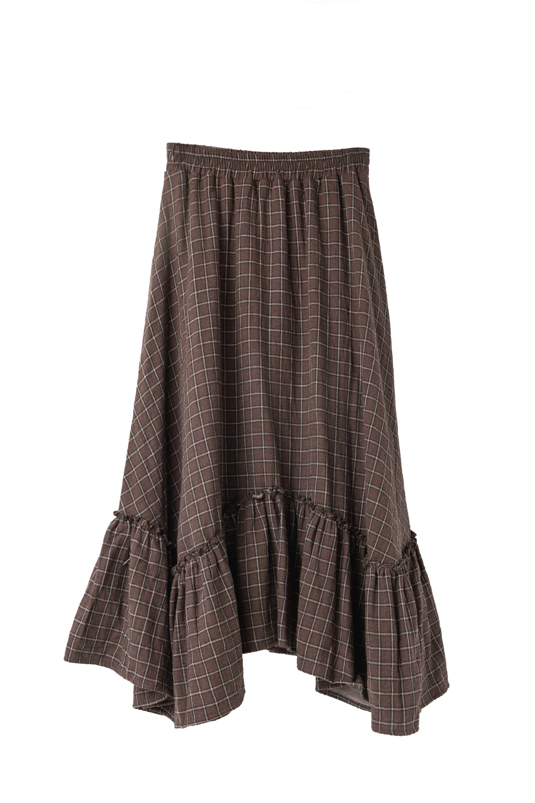 FALDA CUADROS MARRÓN copia