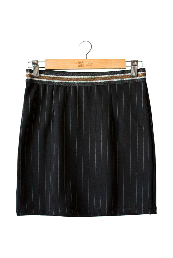 Falda-Glitter-Negro-Gris