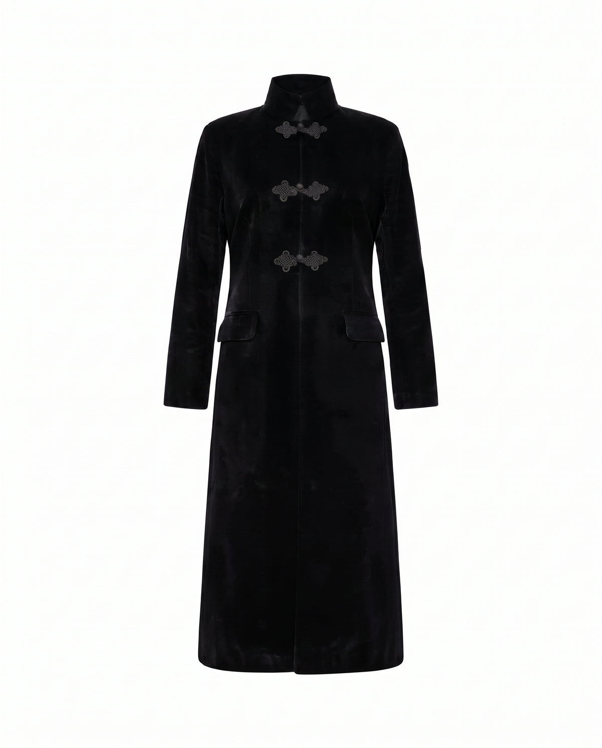 Abrigo Balmoral Velvet Negro