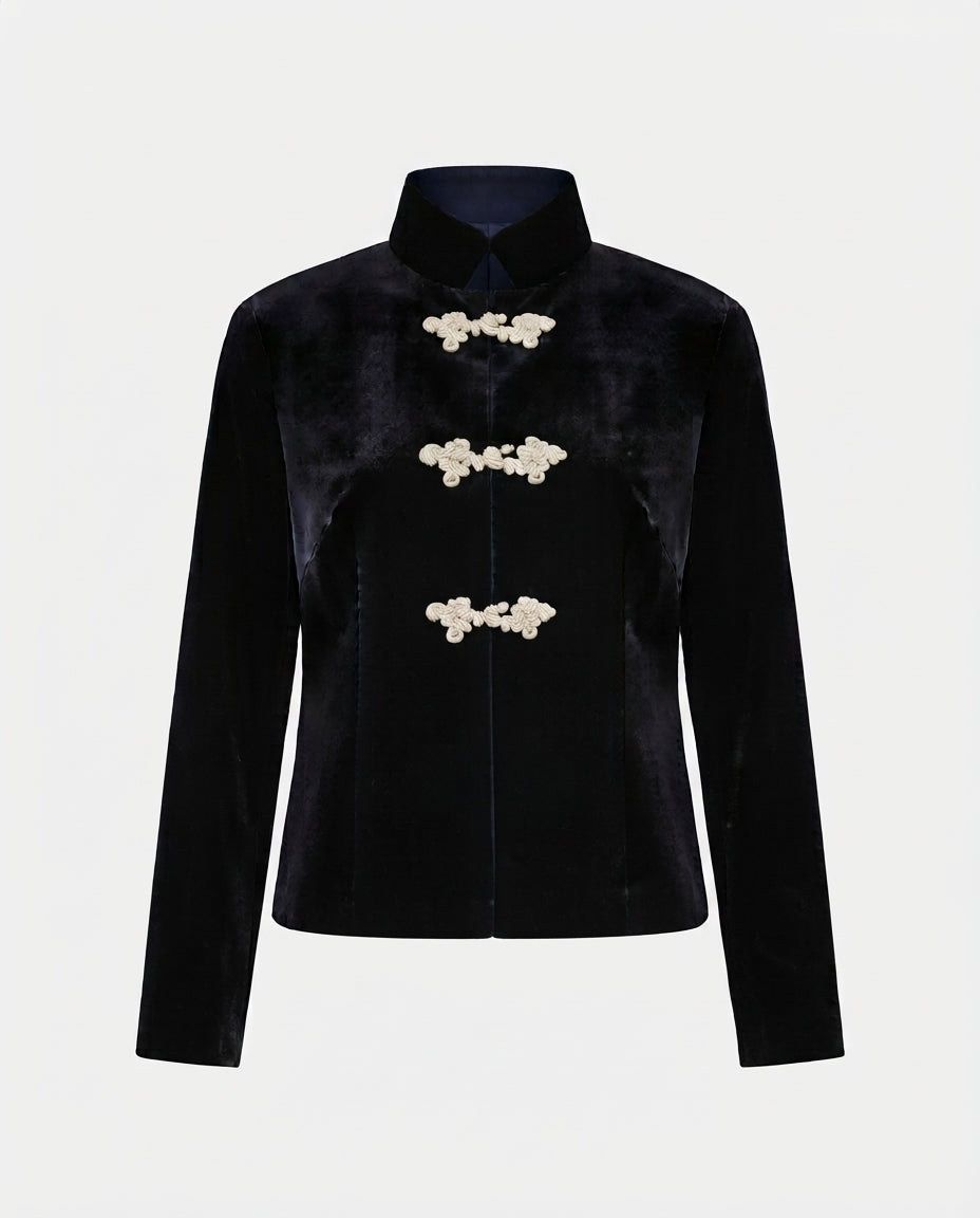 Casaca Mao Velvet Negro