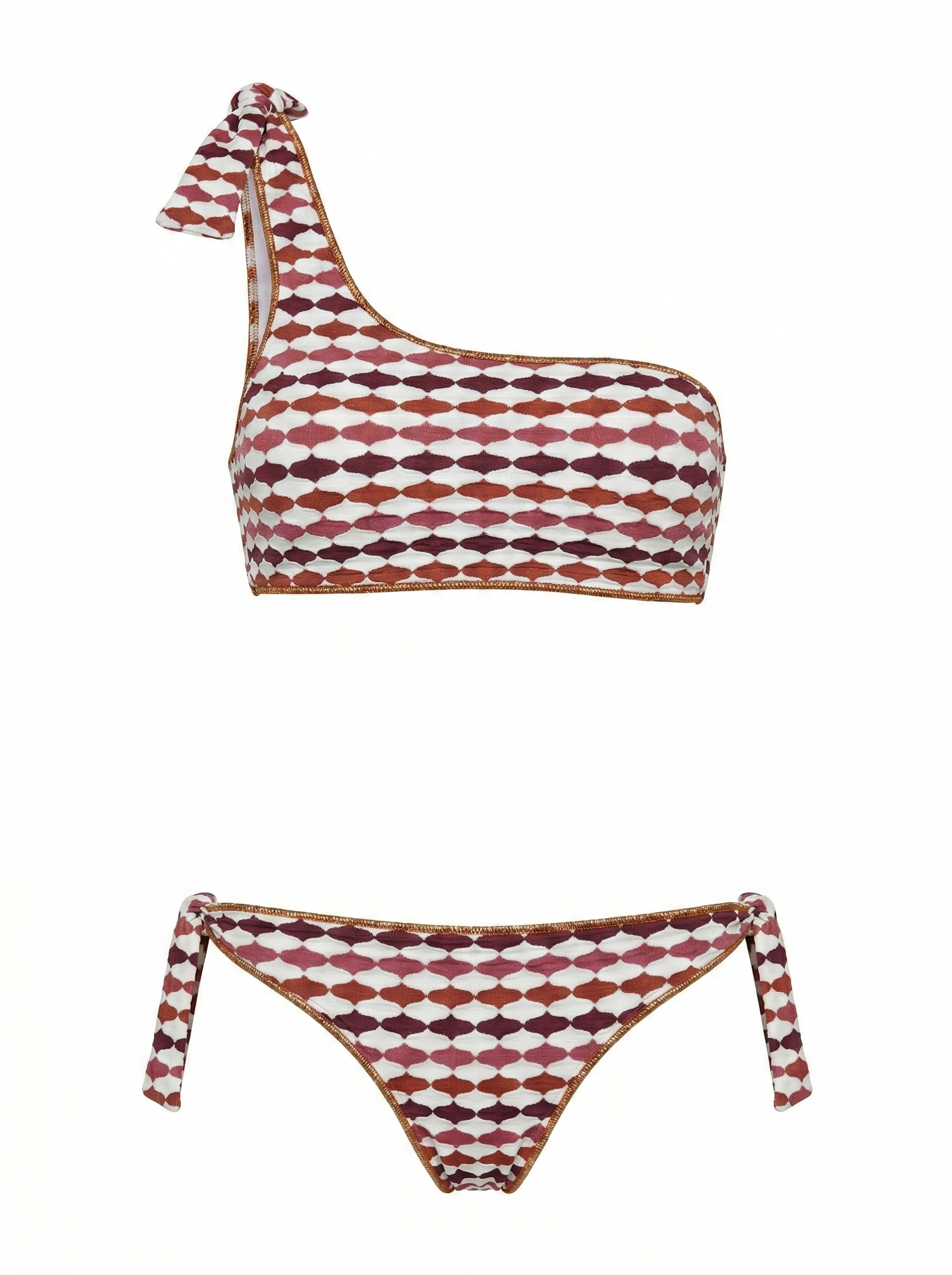 Bikini Bandeau Asimétrico Bells