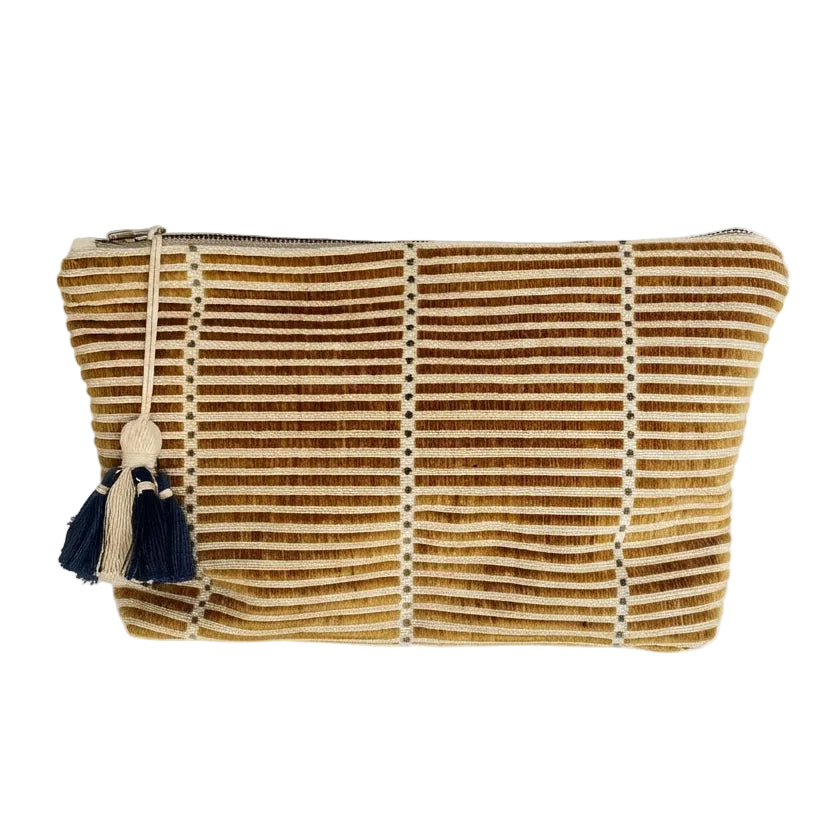 Bolso Sobre Raya Mostaza