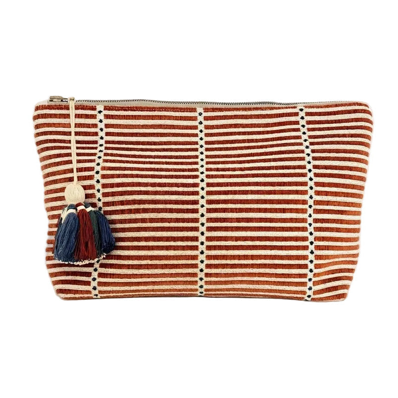 Bolso Sobre Raya Granate