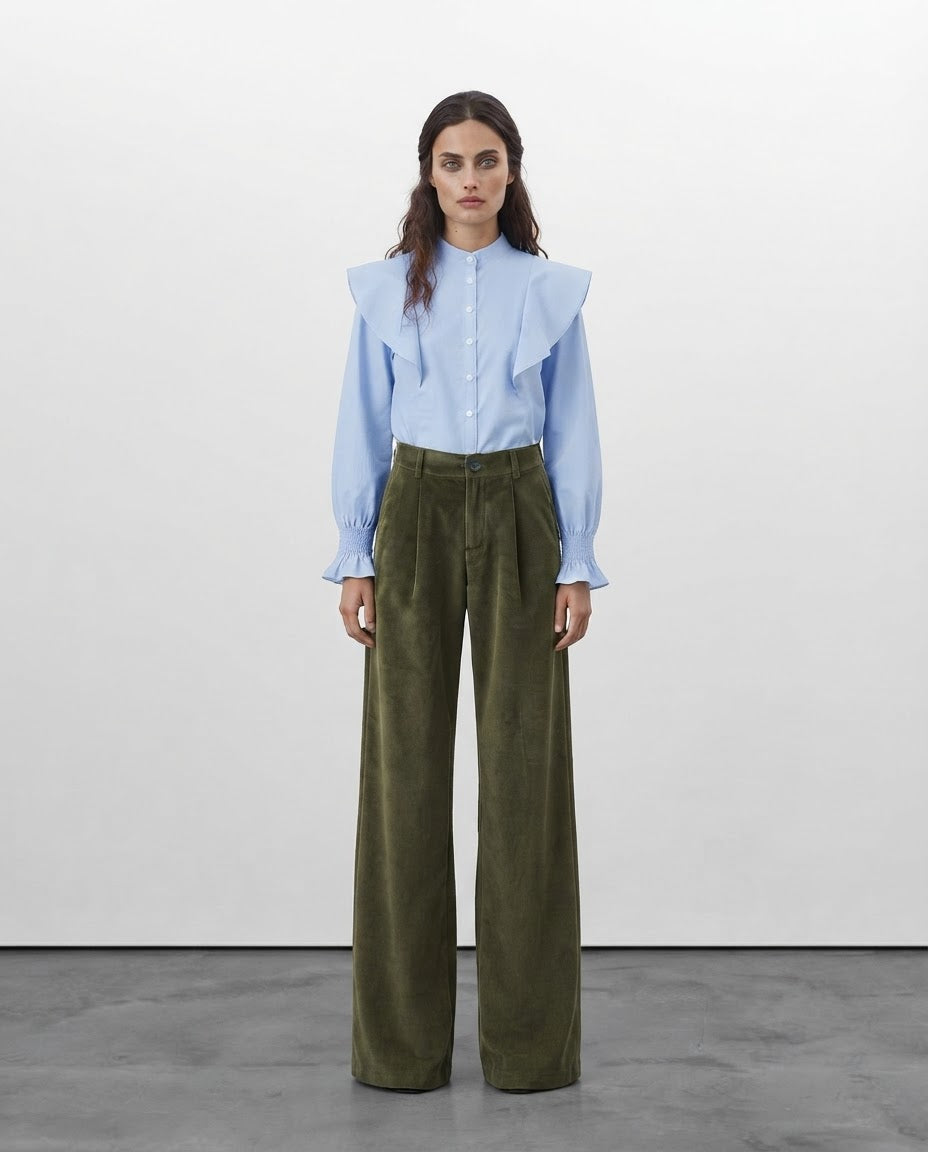Camisa Flaps Espiga Blue