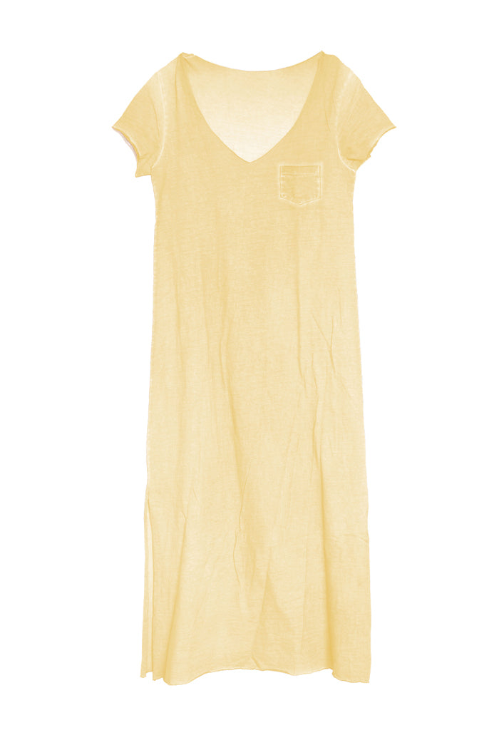 Vestido-Largo-Bolsillo-Amarillo