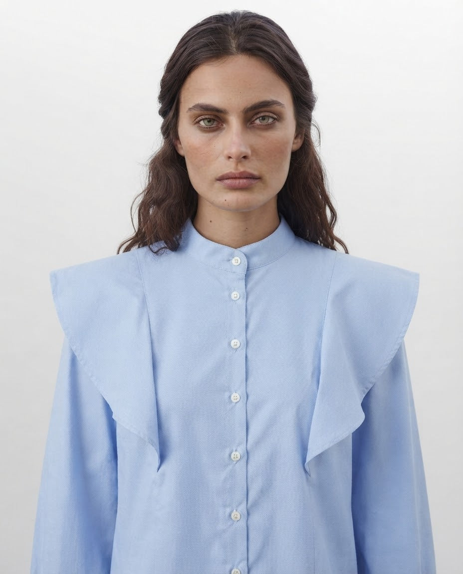 Camisa Flaps Espiga Blue
