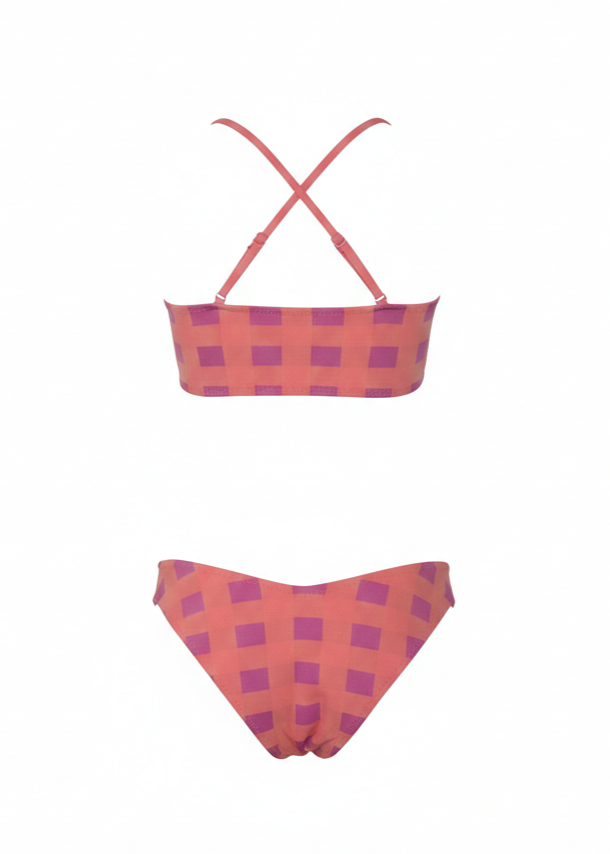 Bikini Bandeau Recto Big Vichy