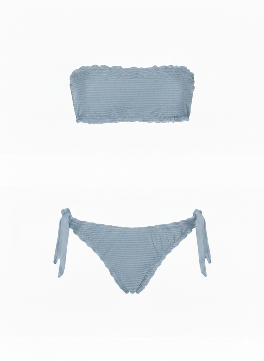 Bikini Bandeau Seersucker