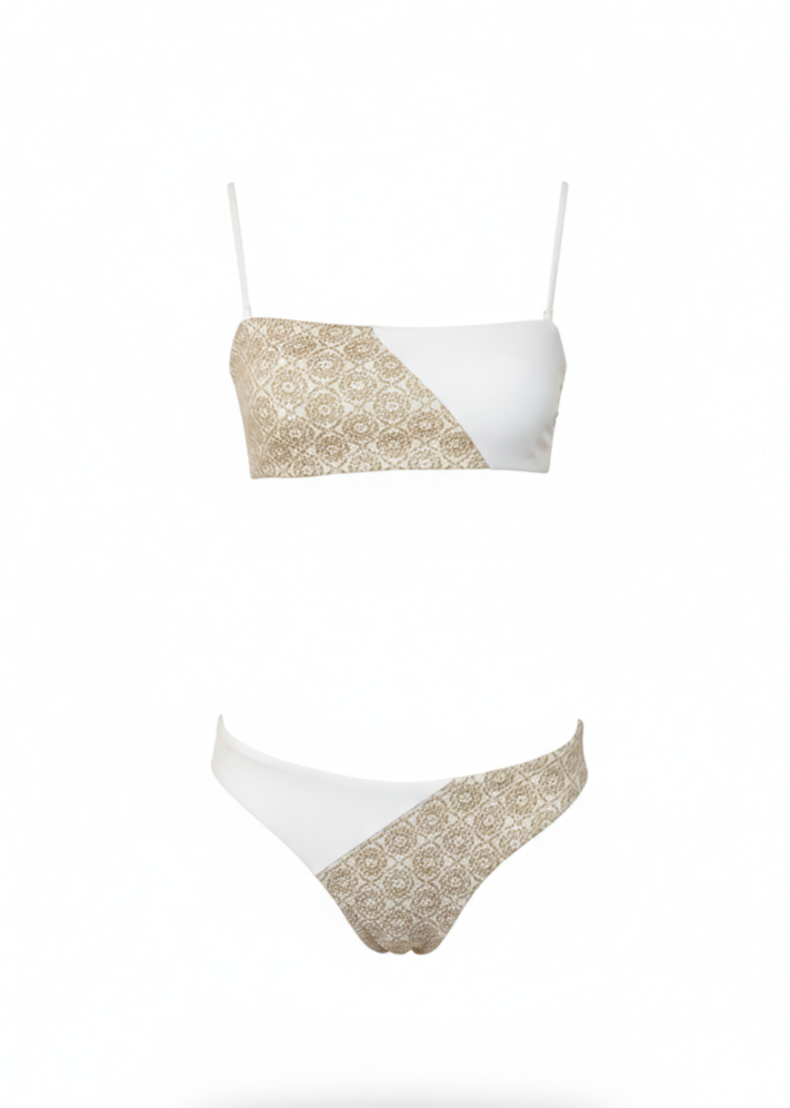 Bikini Bandeau Bicolor