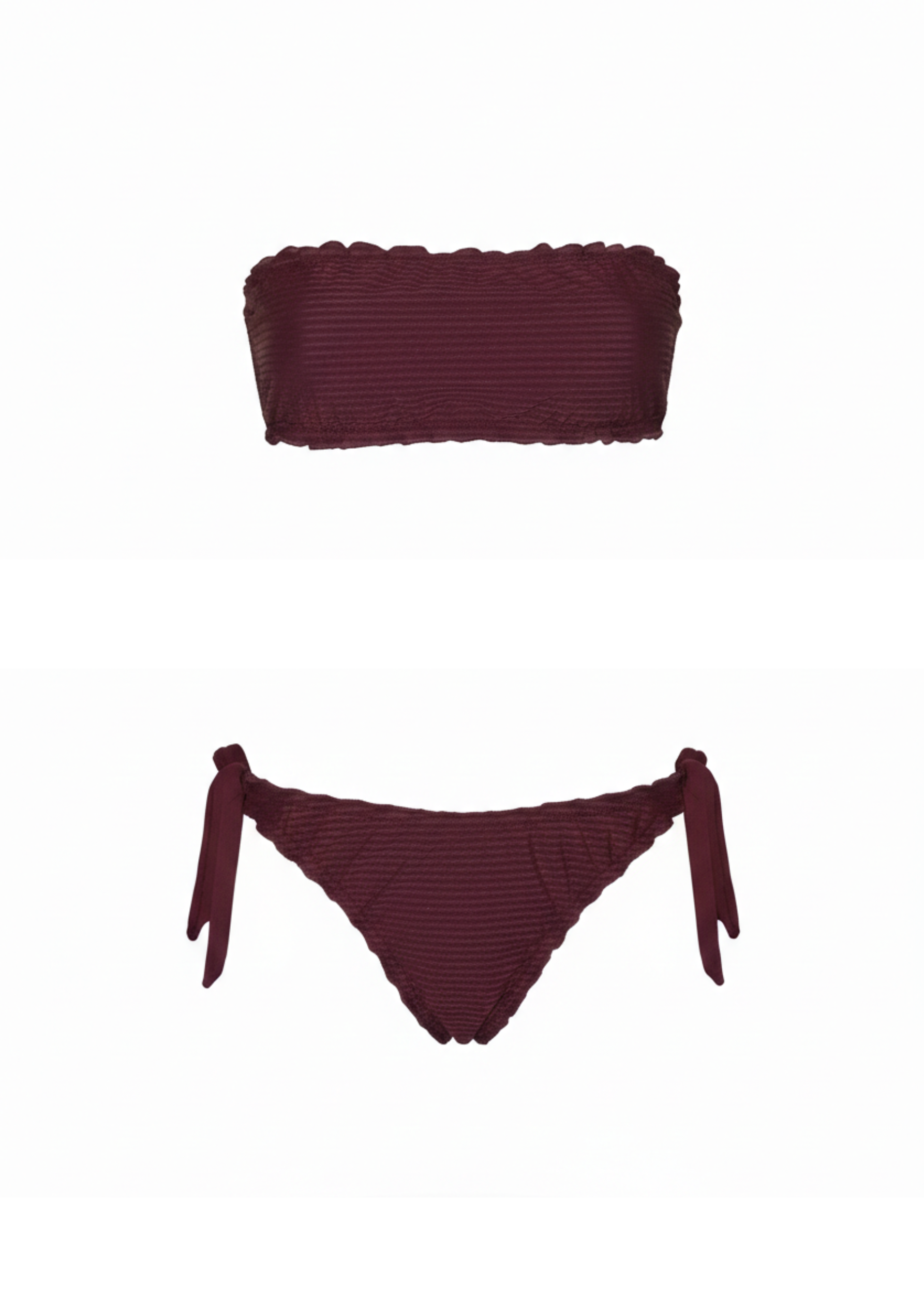Bikini Bandeau Seersucker