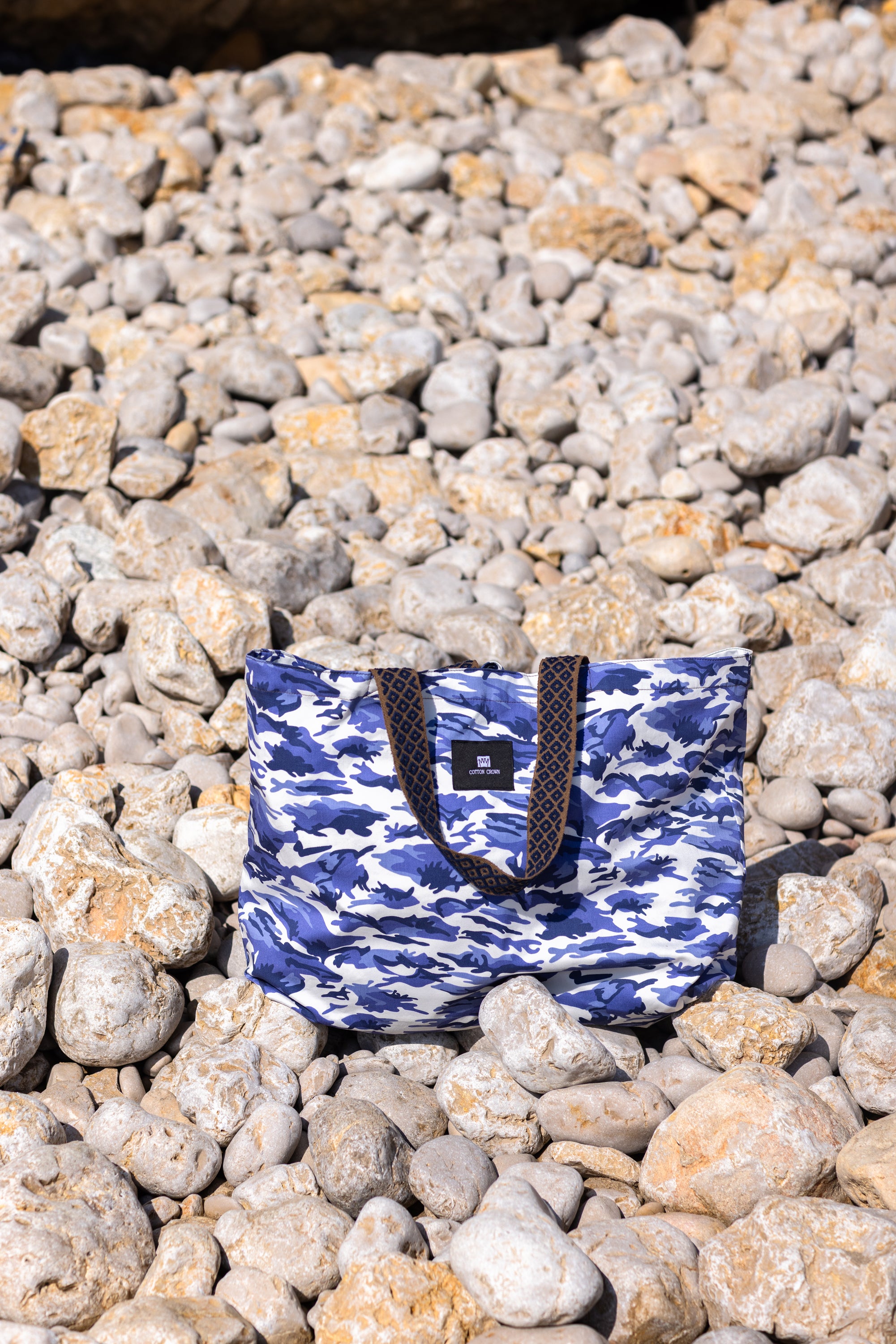 Tote Camu Asa Geo Marrón