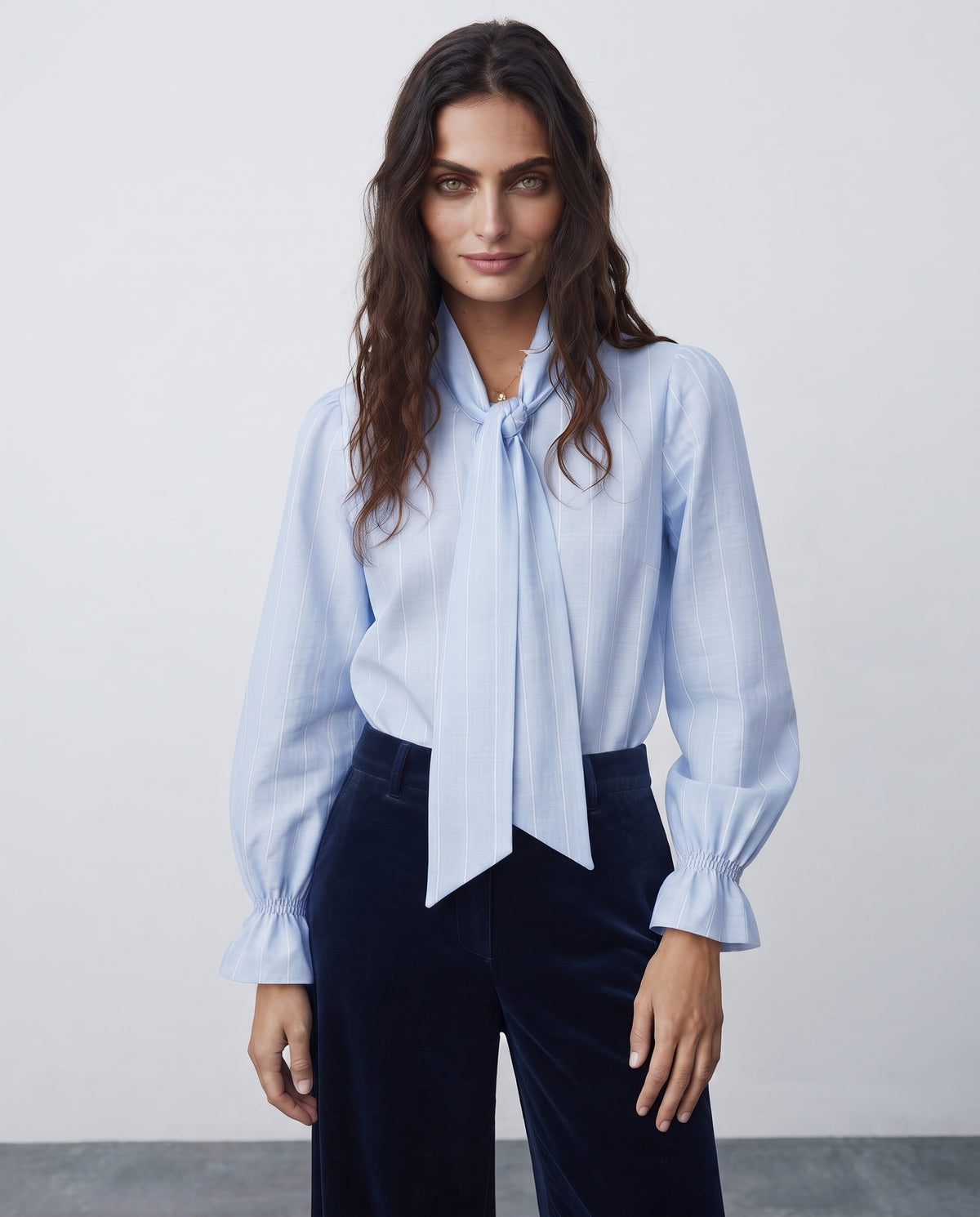 Camisa Lazada Raya Ancha Azul