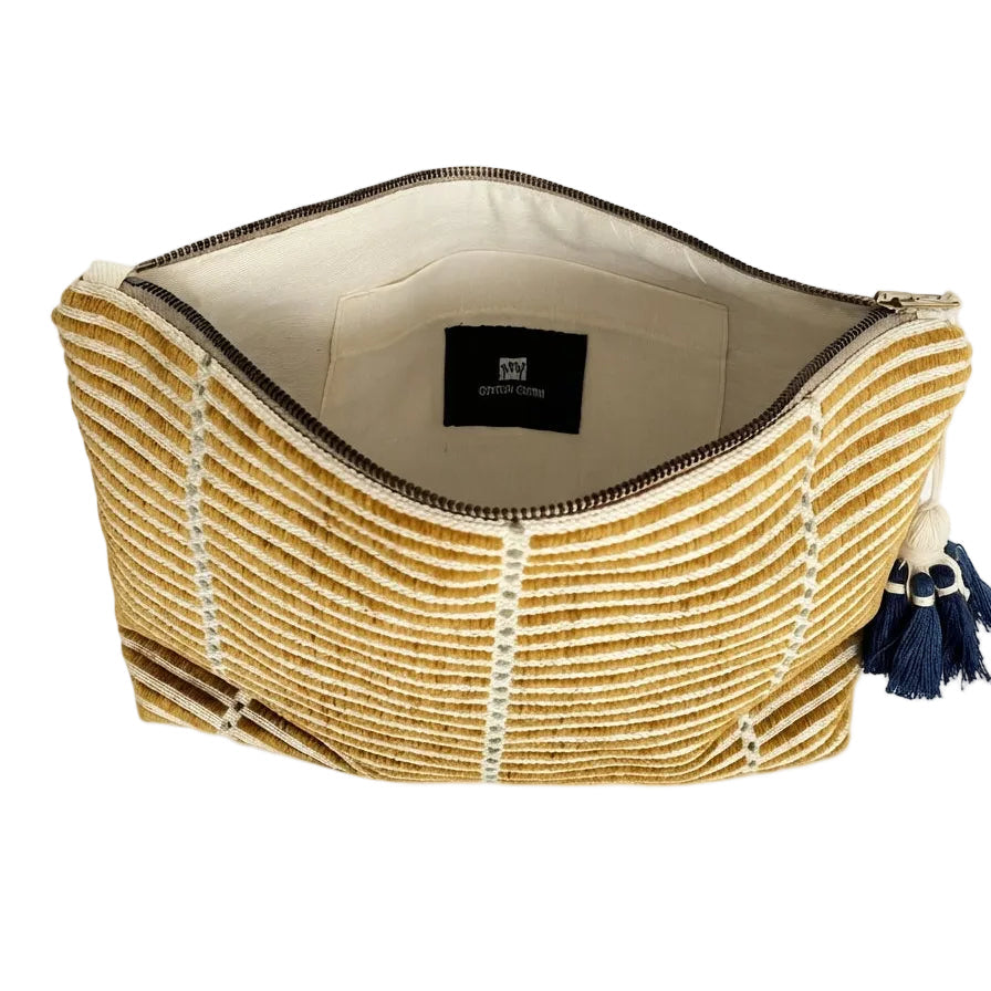 Bolso Sobre Raya Mostaza