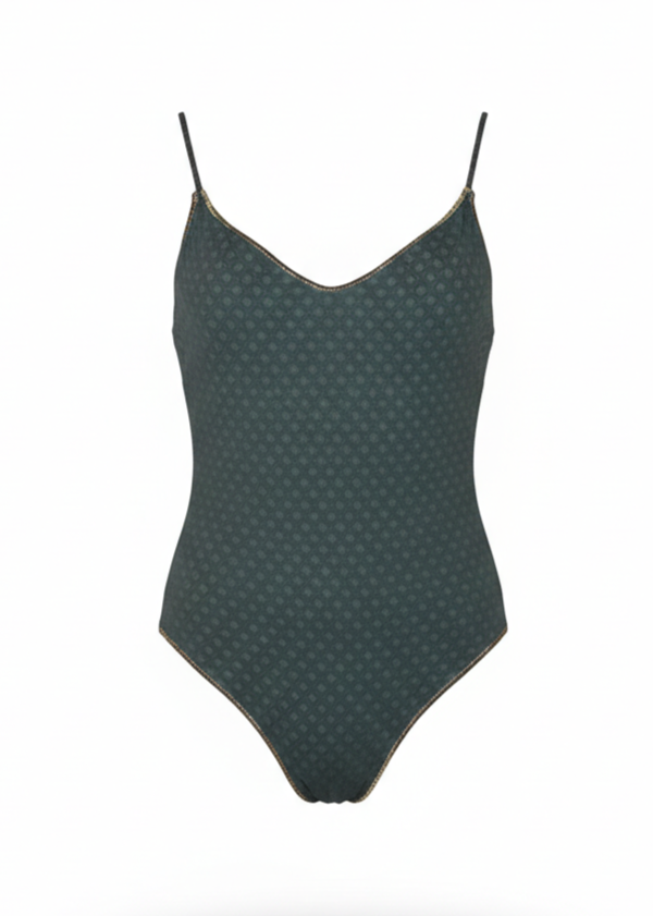Traje de Baño "V" Rombos Algae