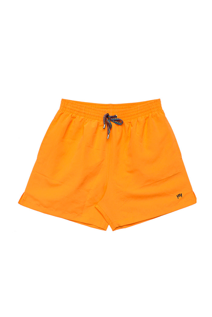 Traje-de-baño-corto-naranja-hombre